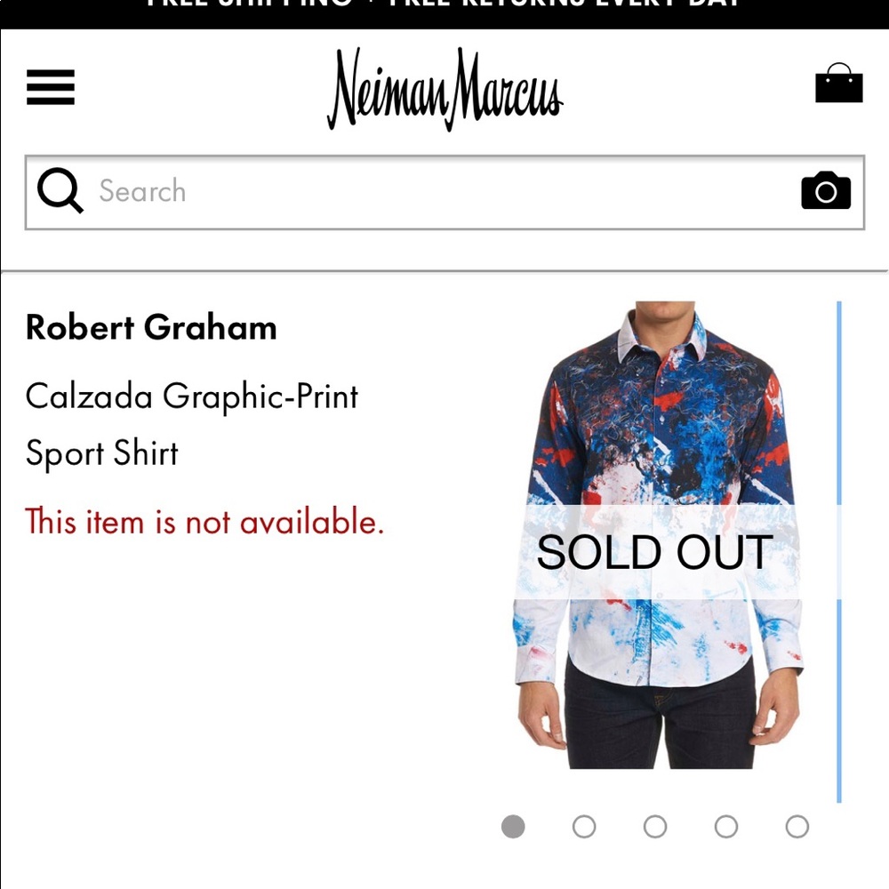 Robert graham Calzada Graphic-Print Sport shirt.